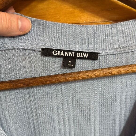 Gianni Bini Baby Blue Cardigan Women’s US Medium - Picture 2 of 6